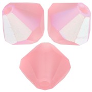 Perles toupies Preciosa - Rondelle Bead 5 mm - Rose Peach AB Matt x12|raw }}