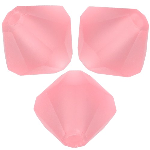 Perles toupies Preciosa - Rondelle Bead 5 mm - Rose Peach Matt x12