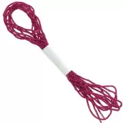 Fil métallisé - Facets Kreinik - pour la broderie - 1.7 mm - Fuchsia (024) x2.5m