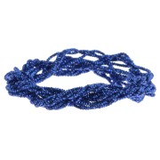 Fil métallisé - Facets Kreinik pour la broderie - 1.7 mm - Bleu Saphir (051) x2.5m