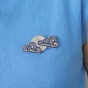 Fil métallisé - Facets Kreinik pour la broderie - 1.7 mm - Silver (001) x2.5m