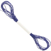 Fil métallisé Petite Facets Kreinik pour la broderie 1.3mm Bleu royal (033L) x2.5m