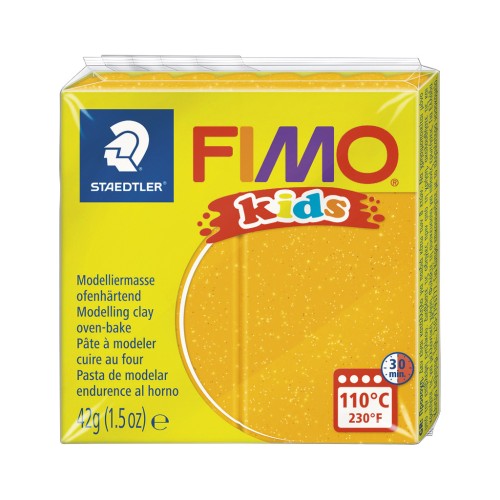 Pâte Fimo Kids 42gr Or Pailleté (n°112)