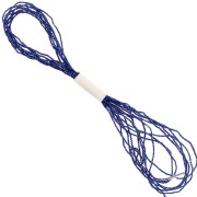 Fil métallisé Petite Facets Kreinik pour la broderie 0.9mm Bleu saphir (051) x2.5m|raw }}