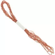 Fil métallisé Petite Facets Kreinik pour la broderie 1.3 mm Copper (021) x2.5m