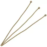 Clous tête boule 51x0.8 mm Bronze x25