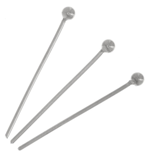 Clous tête boule 20x0.6 mm - Acier inoxydable 304L x200