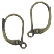 Dormeuses 14 mm - Bronze x4|raw }}