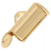 Embout pour tissage de perles rocailles & Delica Miyuki 8 mm - Doré x10