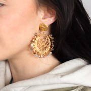 Perles rondes 2,5 mm pour la création de bijoux fantaisie - Doré  x100