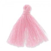 Pompon imitation coton 27-30 mm Rose  x1|raw }}