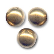 Perles en verre tchèque rondes  8 mm Gold Bronze x20|raw }}