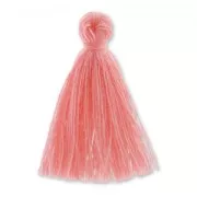 Pompon imitation coton 27-30 mm Light Peach x1