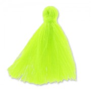 Pompon imitation coton 27-30 mm Jaune Fluo x1|raw }}