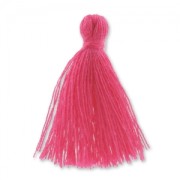 Pompon imitation coton 27-30 mm Fuchsia x1|raw }}