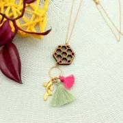 Pompon imitation coton 27-30 mm Blanc x1