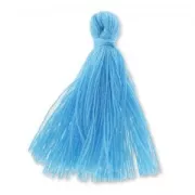 Pompon imitation coton 27-30 mm Aqua x1