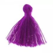 Pompon imitation coton 27-30 mm Amethyst x1