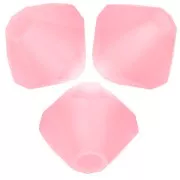 Perles toupies Preciosa - Rondelle Bead 4 mm - Rose Peach Matt x30