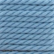 Cordon torsadé 2.5 mm Bleu Ciel x 2m