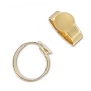 Bague ajustable sous le plateau 10 mm Doré à l'or fin x1|raw }}