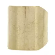 Bague large 21 mm - Laiton brut x1