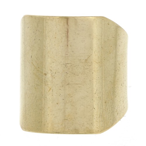 Bague large 21 mm - Laiton brut x1