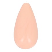 Perle poire en résine opaque 26x14 mm - Peach x1