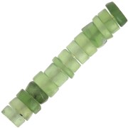 Perles Heishi rondelles en pierre gemme 4.5x2 mm - Aventurine x20