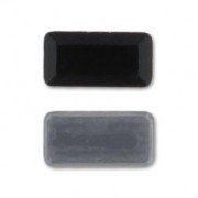 Strass Hotfix Rectangles PureCrystal 2510 5x2.5 mm Jet x10
