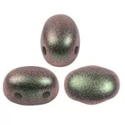 Perles en verre Samos® par Puca® 7x5 mm - Polynesian Olivine x10g