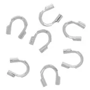 Protections pour fil cablé 0.46 mm - Argenté x20