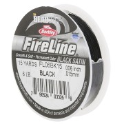 Fil Fireline - Tresse fusionnée 0.15 mm (6LB) Black Satin x13 m|raw }}