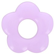 Pendentif fleur 20 mm en acrylique translucide - Violet x1|raw }}