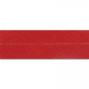Biais en polycoton 20 mm Rouge x 1m