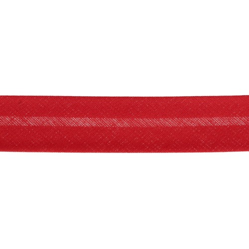 Biais en polycoton 20 mm Rouge x 1m