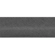 Biais en polycoton 20 mm Gris Foncé x 1m