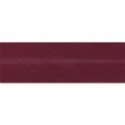 Biais en polycoton 20 mm Bordeaux x 1m
