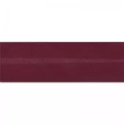 Biais en polycoton 20 mm Bordeaux x 1m