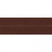 Biais en polycoton 20 mm Marron x 1m