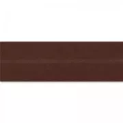 Biais en polycoton 20 mm Marron x 1m