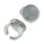 Bague plateau 18 mm en Argent 925 x1