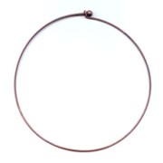 Tour de cou 1.6 mm avec fermoir boule dévissable - Cuivré antique x12cm|raw }}