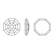 Solaris PureCrystal 2611 10 mm Crystal Iridescent Green x1