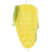 Perle maïs en verre 17x8.5 mm - Jaune x1|raw }}