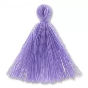 Pompon imitation coton 27-30 mm Violet x1