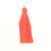 Pompon imitation coton 27-30 mm - Orange foncé x1|raw }}