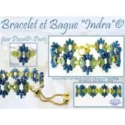 Arcos® par Puca® 5x10 mm - Crystal Mat AB x10g