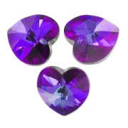 Coeur PureCrystal 6228 14,4x14 mm Crystal Heliotrope x1