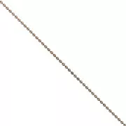 Chaîne maille boule 1 mm cuivré vieilli x1m